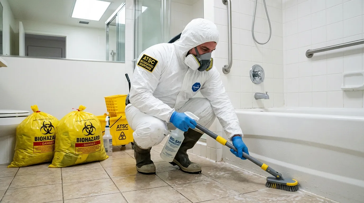 Decontamination equipment deployed for Blood Cleanup in Swanzey